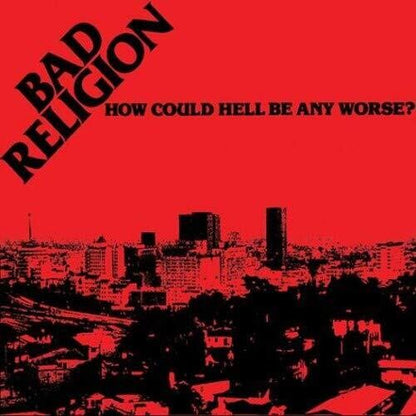 Bad Religion How Could Hell Be Any Worse? 40th Anniversary Edition (Clear W/ Black Smoke Colored Vinyl) | Vinyl
