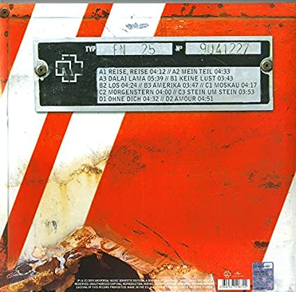 Rammstein - Reise, Reise (Limited Edition) - HIFI Bodega