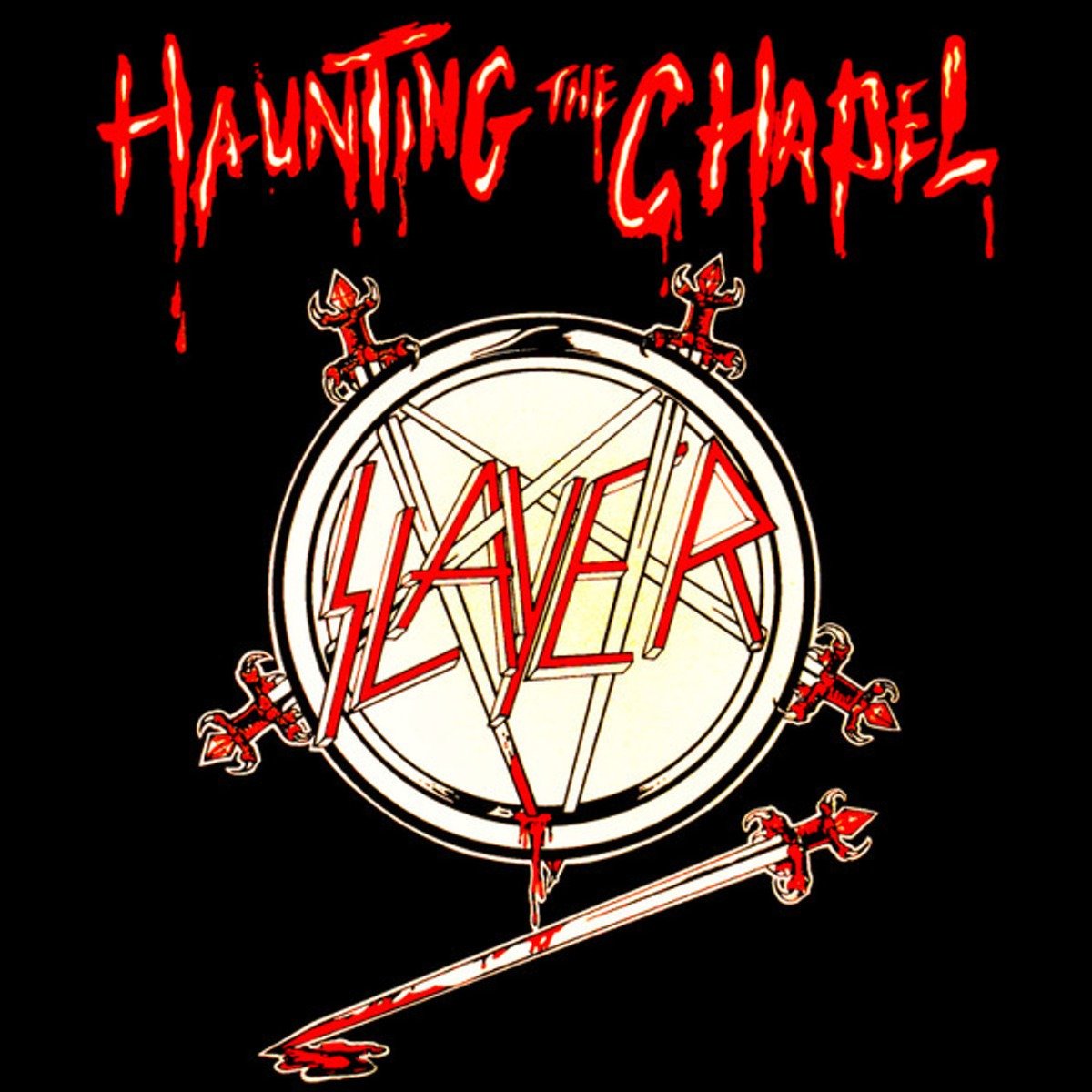 Slayer - Haunting The Chapel (Red & White Marble) - HIFI Bodega