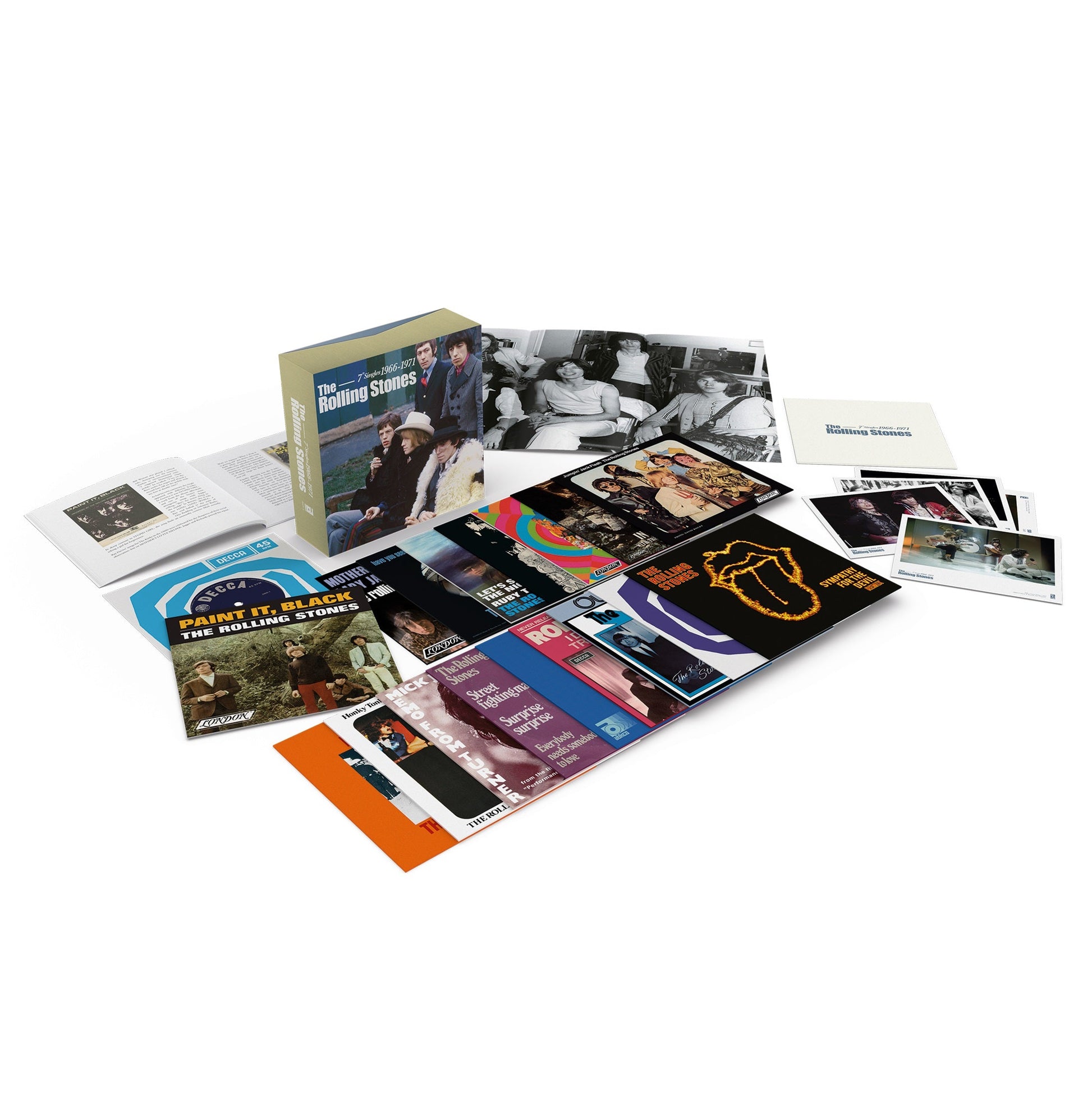 The Rolling Stones - The Rolling Stones Singles 1966 - 1971 [18 x 7" Single Boxset] - HIFI Bodega