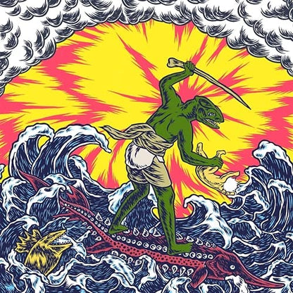 King Gizzard & The Lizard Wizard Teenage Gizzard (50/50 Magenta/ Yellow Splatter Colored Vinyl) | Vinyl