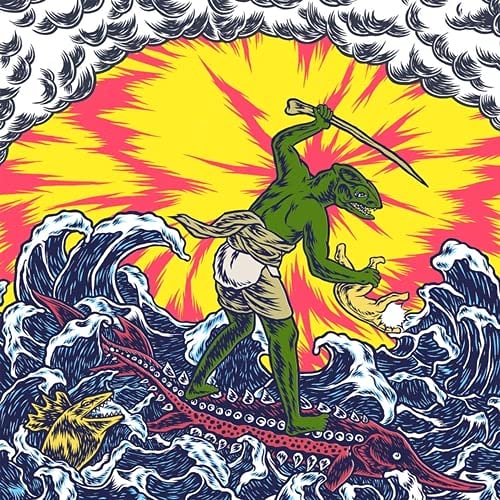 King Gizzard & The Lizard Wizard Teenage Gizzard (50/50 Magenta/ Yellow Splatter Colored Vinyl) | Vinyl