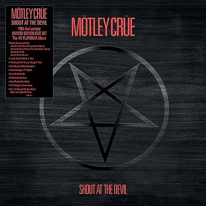 Motley Crue Shout At The Devil (40th Anniversary Box Set) (Colored Vinyl, Orange, Yellow, Red, White) | Vinyl