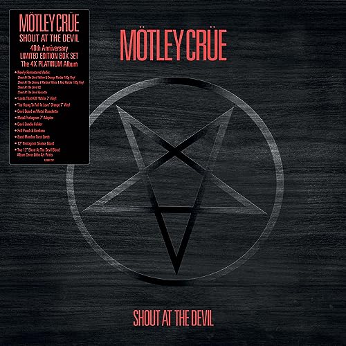 Motley Crue Shout At The Devil (40th Anniversary Box Set) (Colored Vinyl, Orange, Yellow, Red, White) | Vinyl